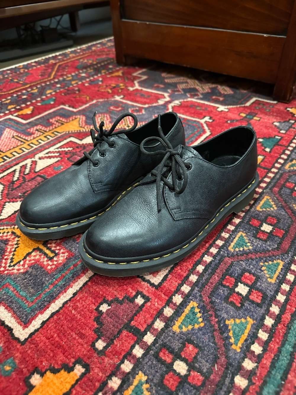 Black Dr. Martens 1461 Oxfords - Women's Size 8 US